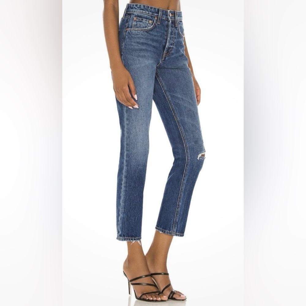 GRLFRND The Karolina High Rise Straight Crop Jeans - Picture 6 of 15